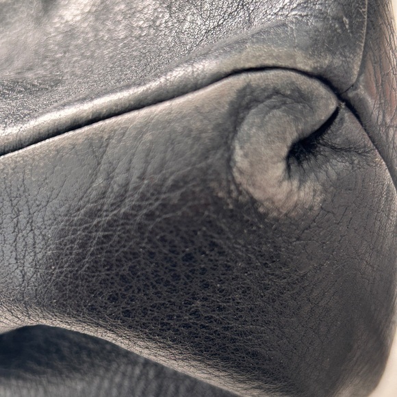 Vintage  Coach three pocket purse handbag black - Picture 7 of 14